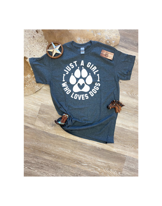 Just a Girl Who Loves Dogs T-Shirt