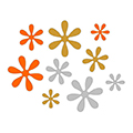 Reflecive Stickers - Flowers